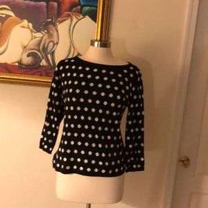 Liz Claiborne Polka Dot Sweater